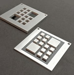 開発品 凹凸基材（遮光黒インク）